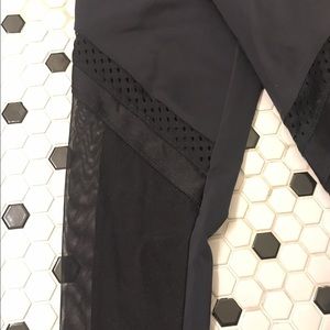 Onzie brand black mesh leggings